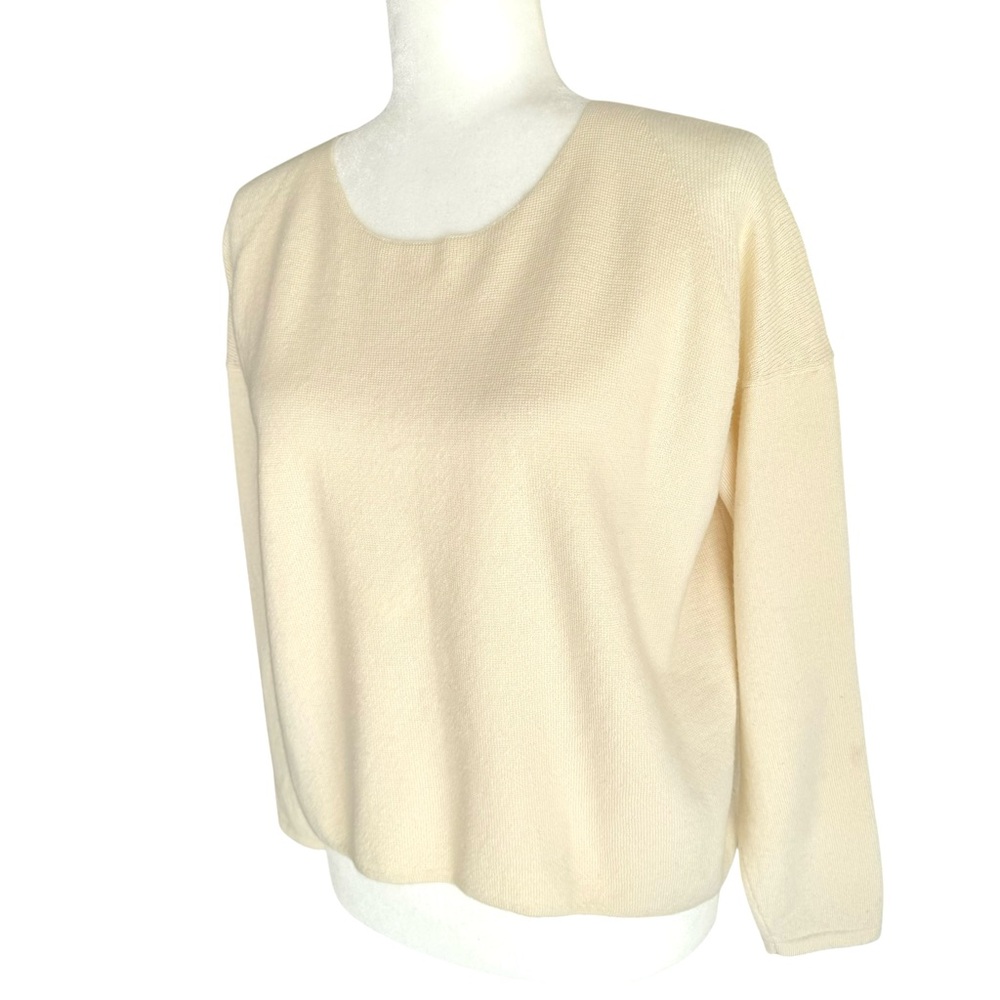 🆕 Helmut Lang Wool Sweater Cream Women’s